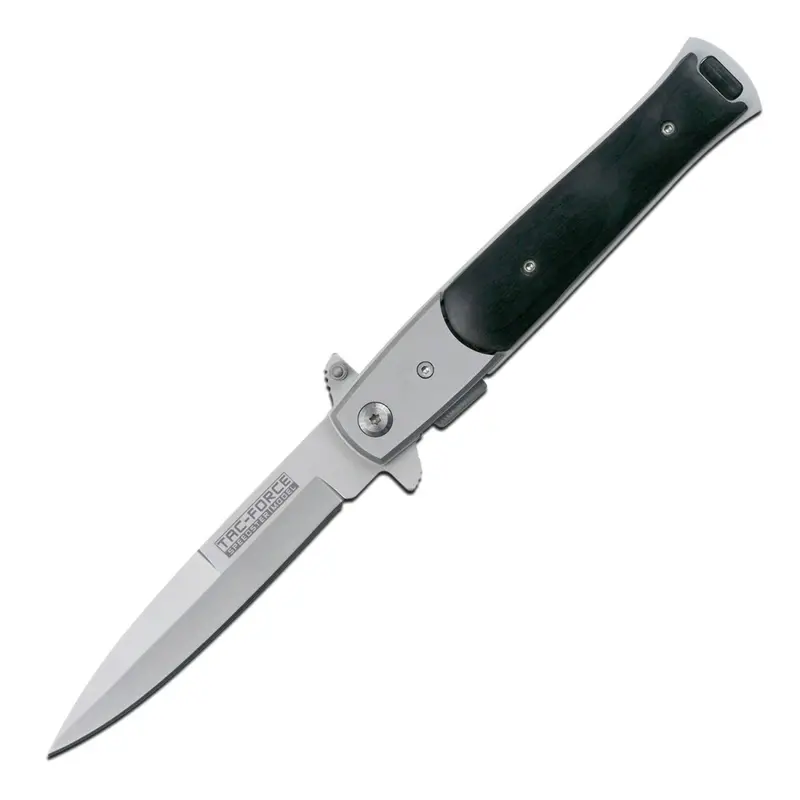 Tac-Force Tf-428Bw Spring-Assisted Folding Knife – 3.5-Inch Black Blade 1