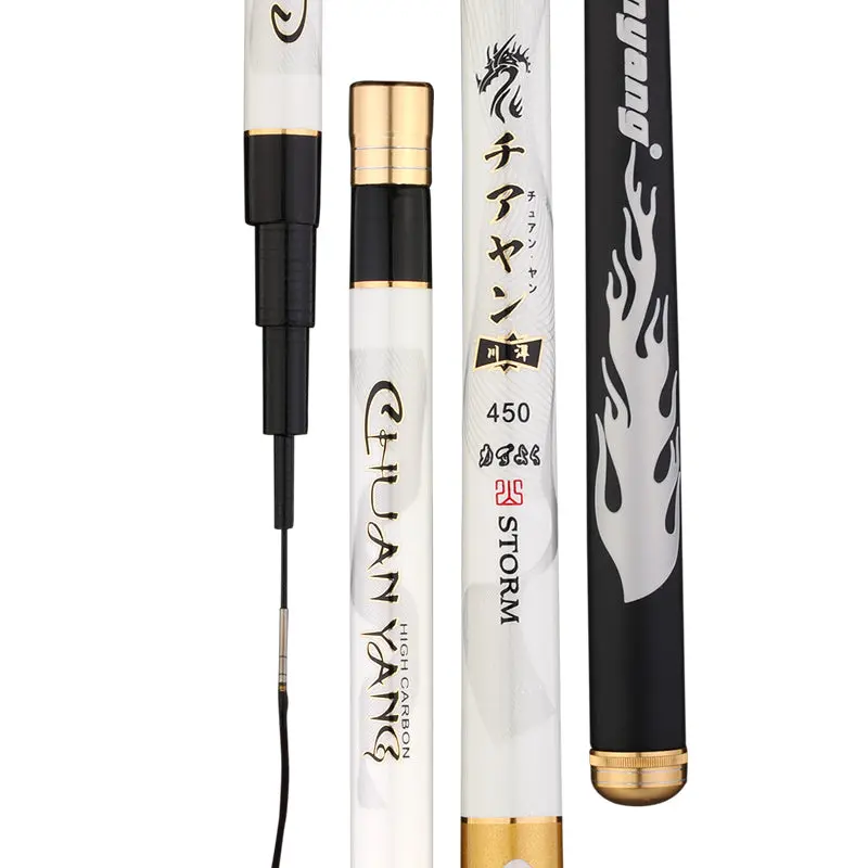 Taiwan 60T High-Carbon Telescopic Rod – 2.7M / 7.2M Ultra-Hard Tuning Pole With 28-Stage Adjustment 1