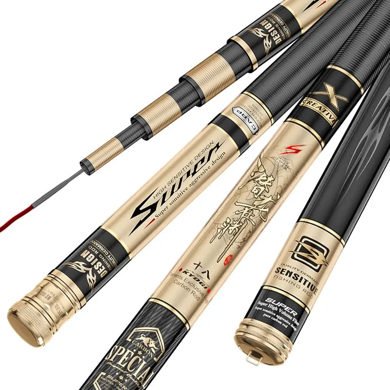 Taiwan-Made High-Carbon Carp Rod – 28/19 Action Ultralight Handheld Fishing Pole For Freshwater Angling 1