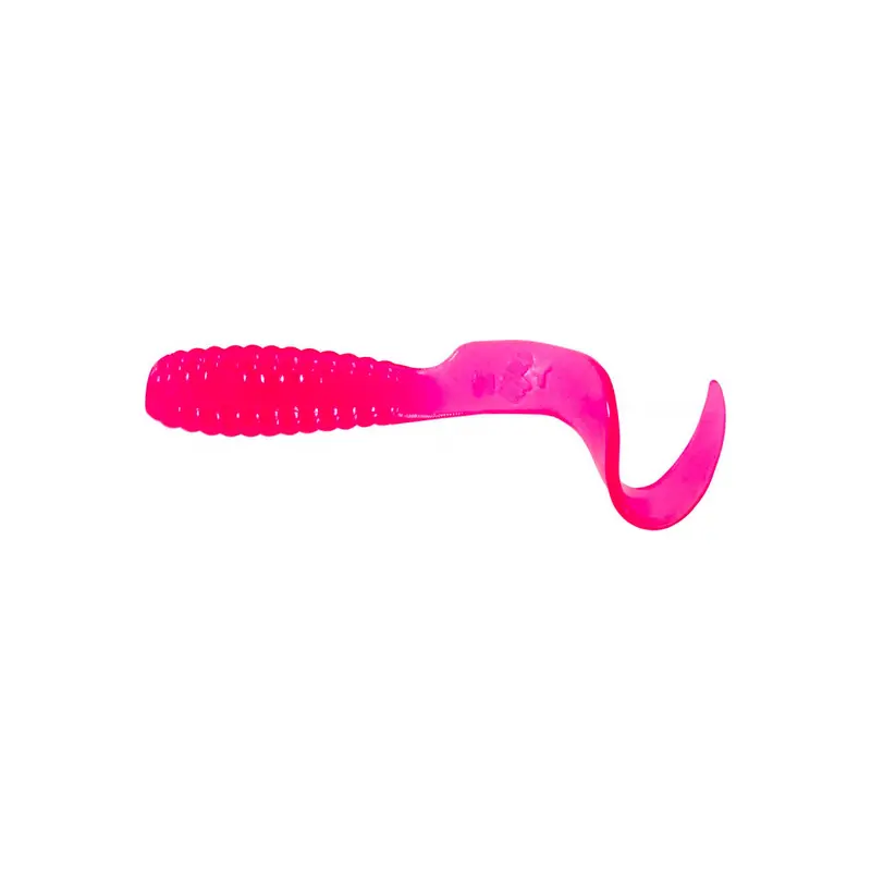 Teenie Tail Soft Plastic Bait – Vibrant Pink Color 1