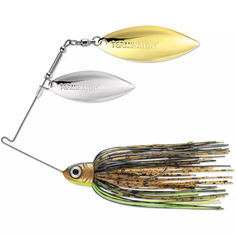 Terminator P1 Pro Series Spinnerbait – 1/2 Oz, Sunny Finish 1