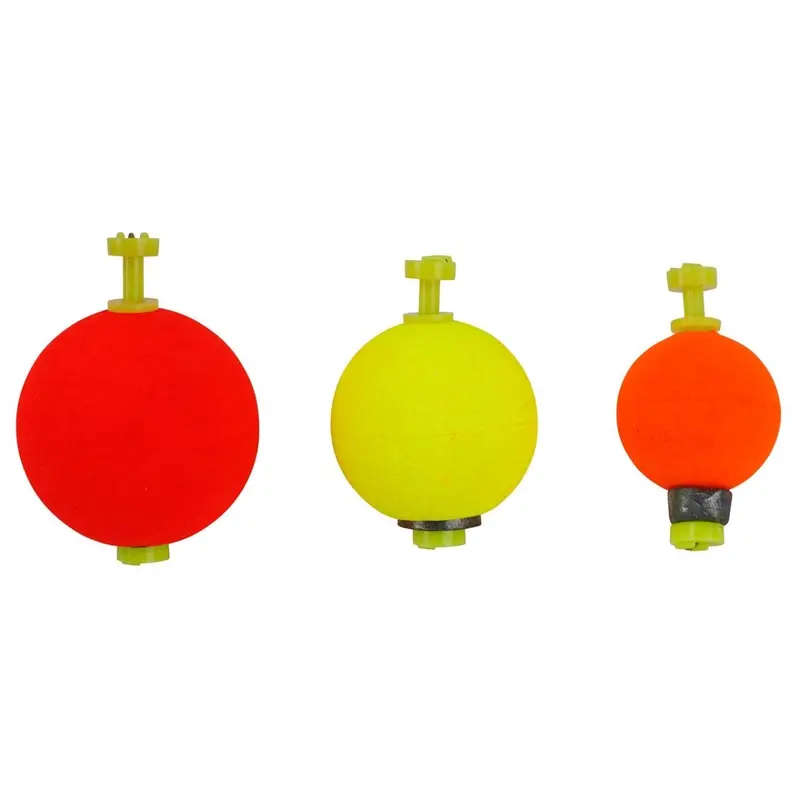 Thill Assorted Weighted Sphere Foam Floats – 3-Pack 1