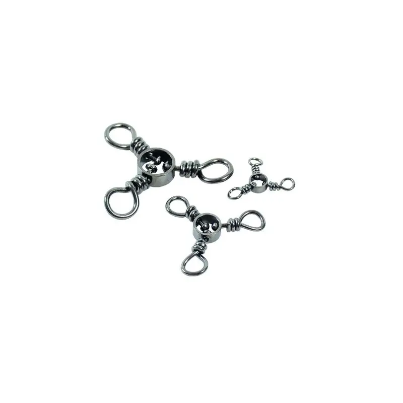 Three-Way Fishing Swivel – Heavy-Duty Brass 1
