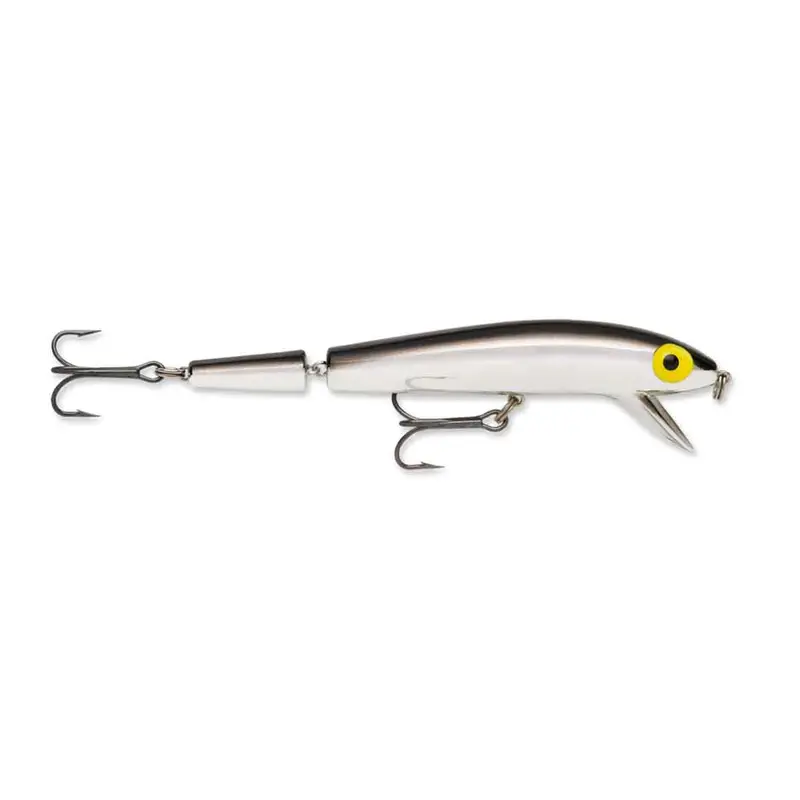 Thunderstick Jointed Metallic Silver Black Crankbait 1