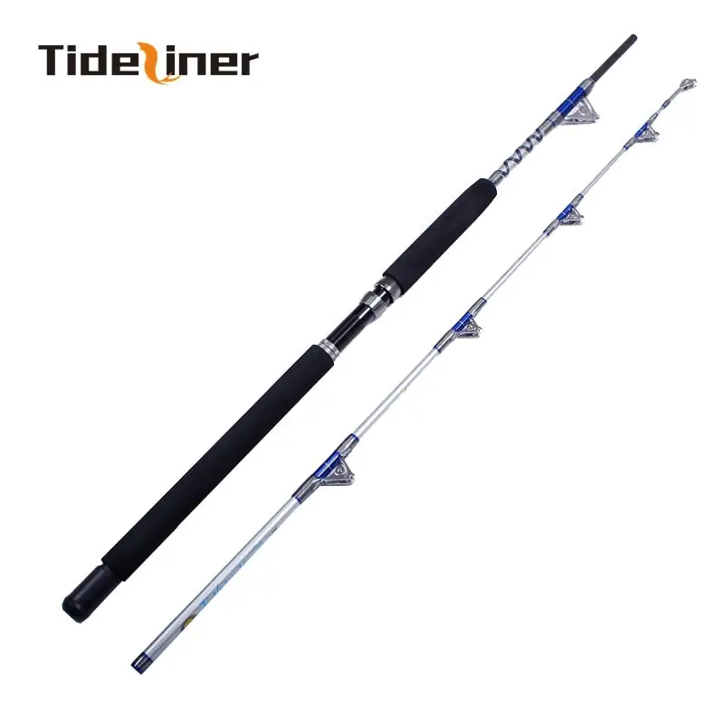 Tideliner Heavy-Duty Saltwater Rod – 1.98M Carbon Jigging & Trolling Rod For Raft And Boat Use 1