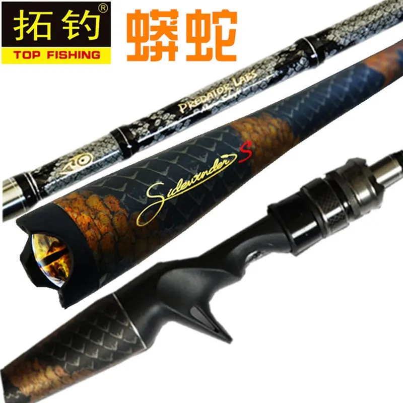 Top-Tier Fuji-Fitted Carbon Fishing Rod – 2.1M & 2.4M Spinning/Casting Lure Rod, High-Carbon Construction 1