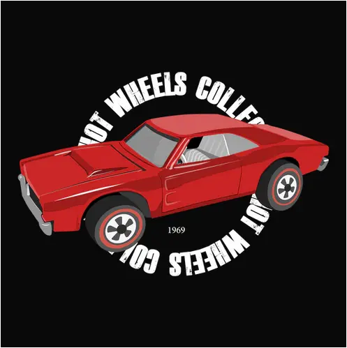 Toy Redline Dodge Charger Miniature Car Tee 1