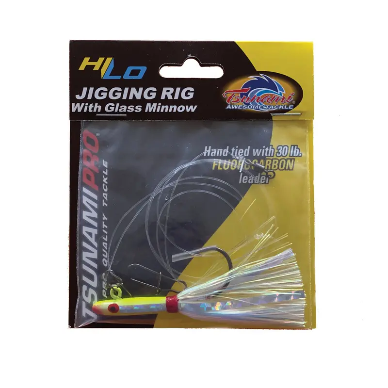 Tsunami Hilo Glass Minnow Jigging Assembly 2