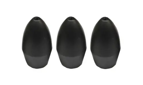 Tungsten Slip Sinker – Matte Black Finish 1
