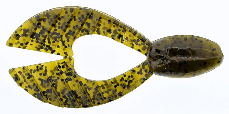 Twerk Green Pumpkin Soft Plastic Worm 1
