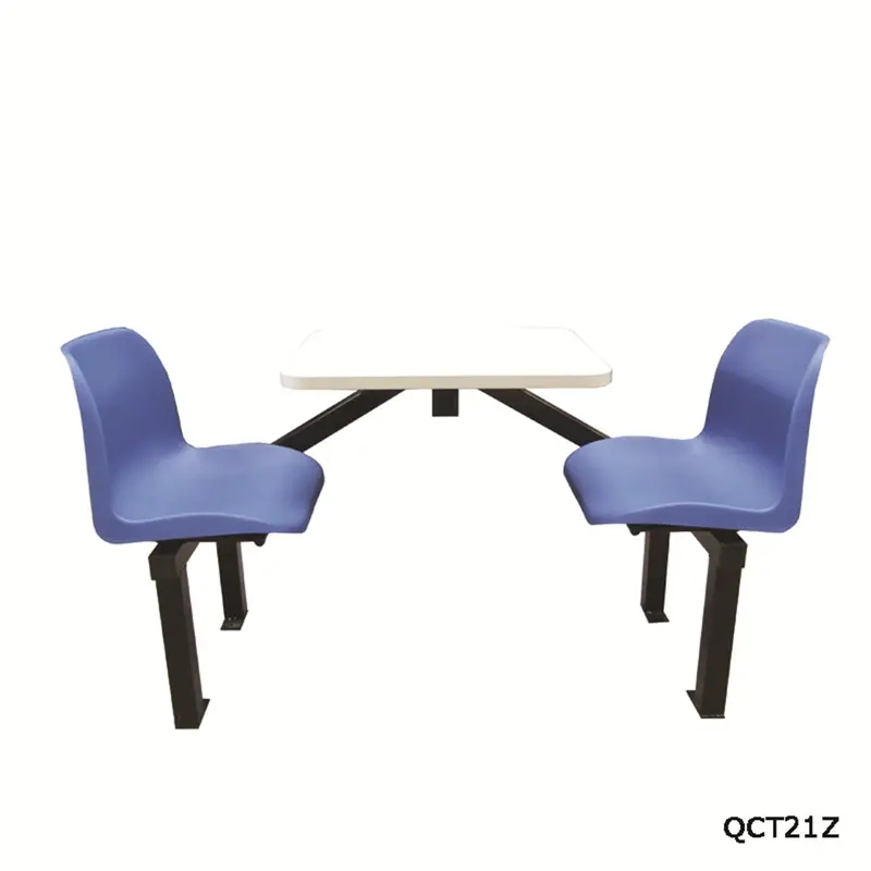 Two-Seat Standard Canteen Table – Compact Laminate Design 1