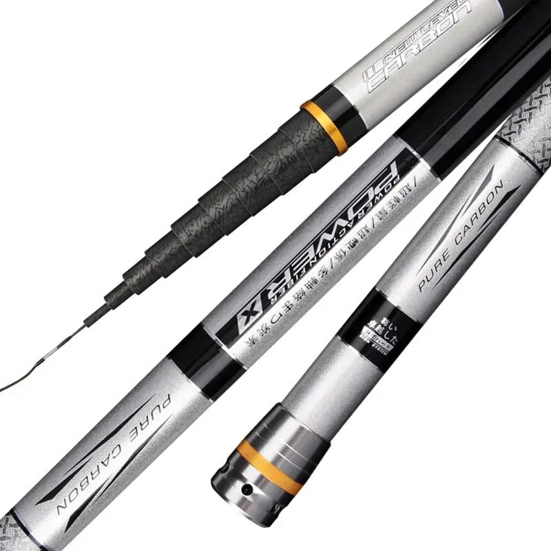 Ultra-Hard Telescopic Fishing Pole – 8M & 9M Portable Taiwan-Made Lightweight Rod For Shore & Boat Use 1