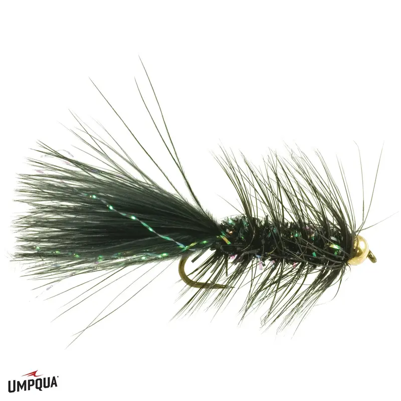 Umpqua Gb Crystal Bugger – Glimmering Streamer Combining Crystal Flash And Marabou 1