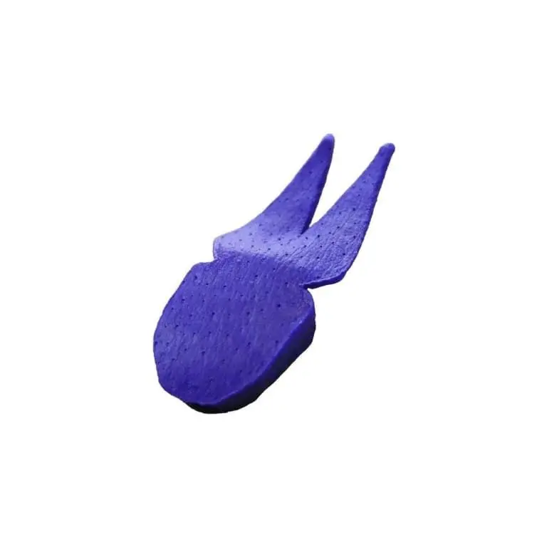 Uncle Josh #11 Pork Frog – 2.5" | Blue Color (3-Pack) 1
