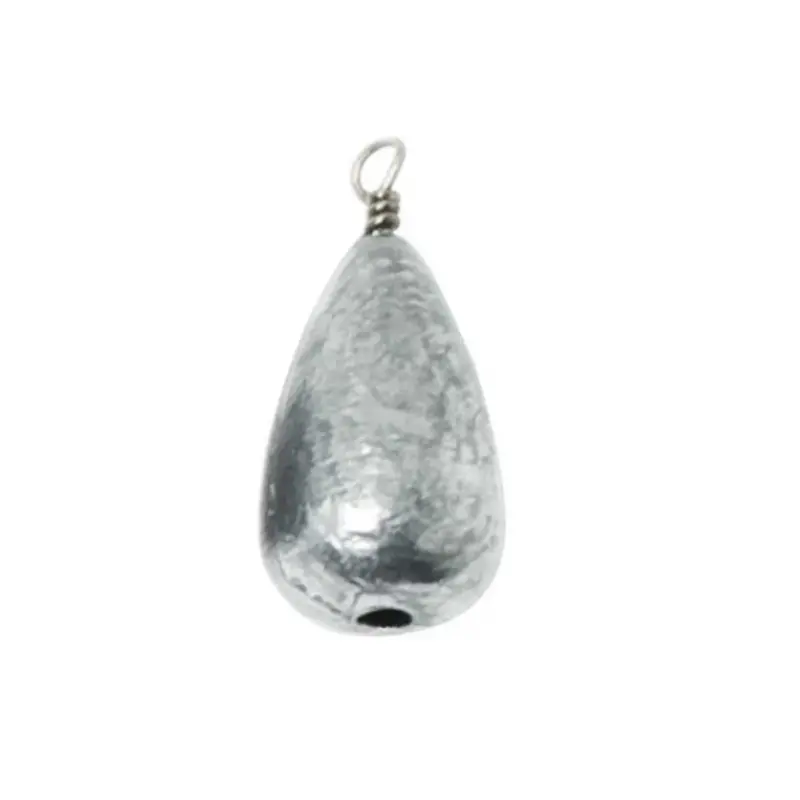Unpainted Bullet Weight Bass Casting Sinker 1