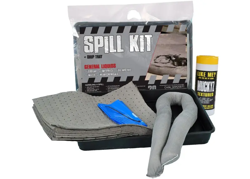 Versatile Universal Spill Kit Featuring Drip Tray – 20 To 90L Capacity 1