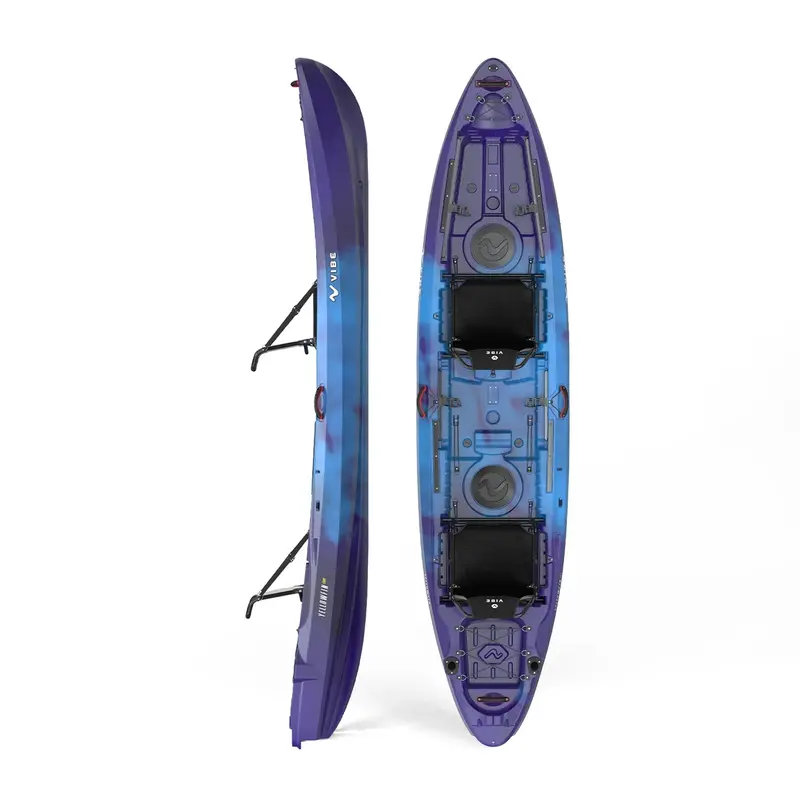 Vibe Yellowfin 130T – Tandem Fishing Kayak With Tracking Hull 1