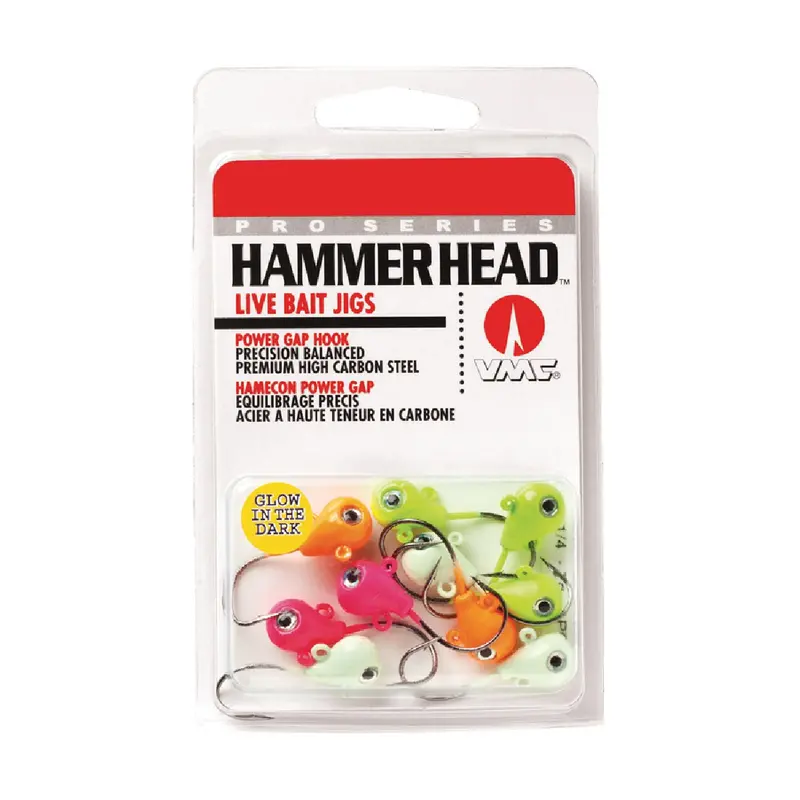 Vmc Hammer Head Jig Glow-In-The-Dark Kit 1