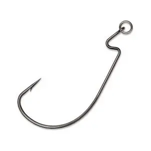 Vmc Ringed Wide Gap Hook – #2/0 Black Nickel, 5-Pack 1