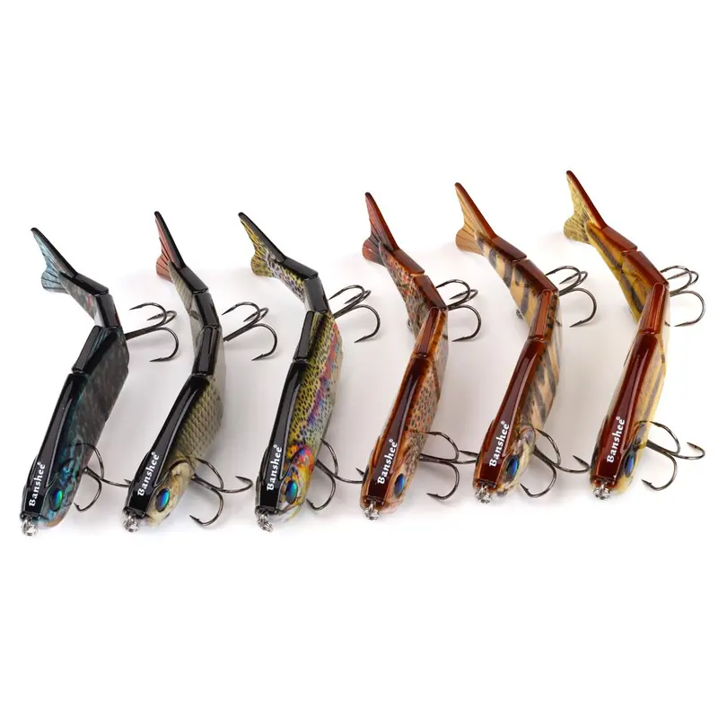 Vmj04-8 Multi-Jointed Swimbait – 4-Section Sinking Pike Lure With Realistic Action, Ideal For Predator Fishing 1