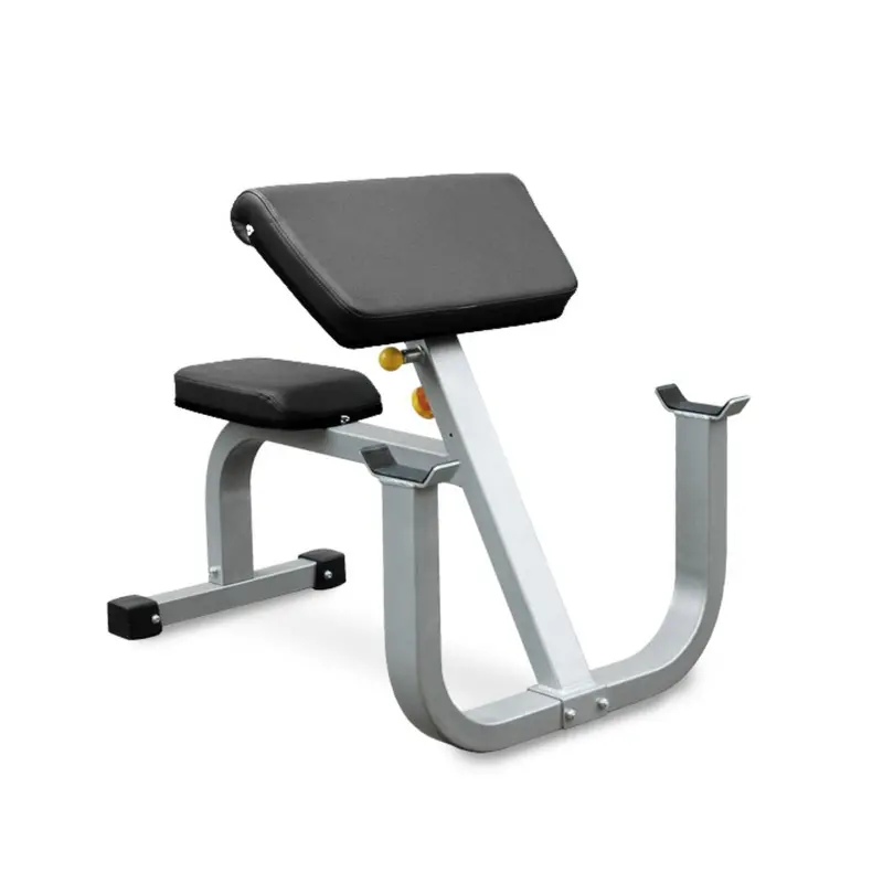 Vo3 Impulse Seated Preacher Curl Bench – Isolation Arm Training Station 1