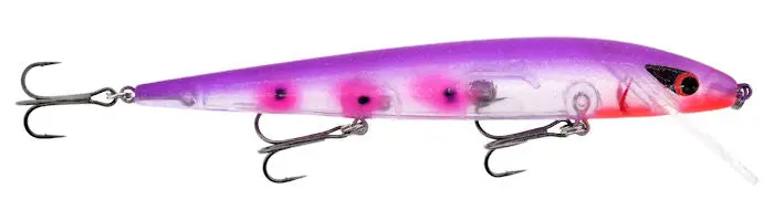 Warrior Lures Perfect 10 Rogue Series: Purple Rain Jerkbait 1