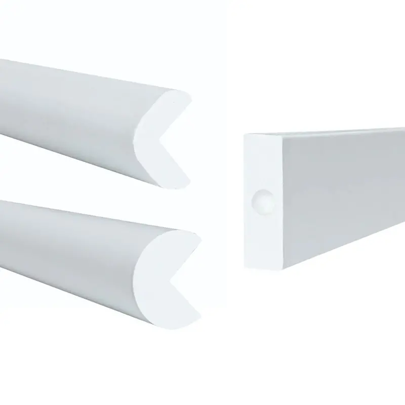 White Self-Adhesive Foam Impact Protectors – 1-Metre Roll, High-Visibility Finish 1