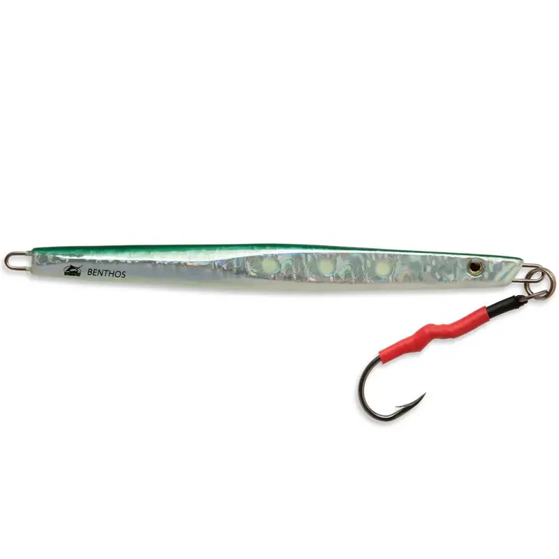 Williamson Benthos Speed Jig – 7.75-Inch, 7-Ounce Green Offshore Jig 1