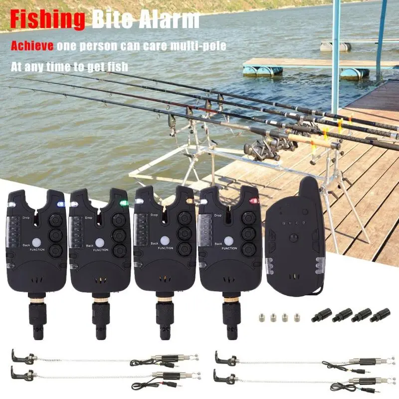 Wireless Remote-Controlled Fishing Alarm – Luminous Display & Anti-Rod-Fall Protection For Saltwater Anglers 1