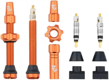 Wolf Tooth 44Mm Tubeless Valve Stem Kit – Aluminum, Includes Core Tools 1
