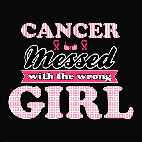 Wrong Girl Breast Cancer Advocacy T-Shirt 1