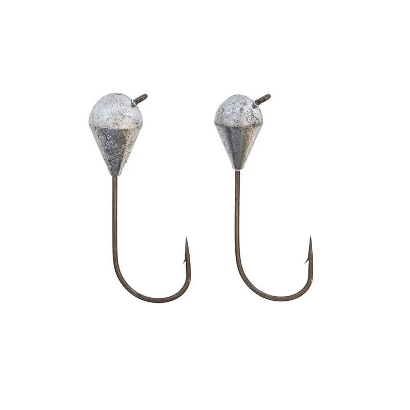X Zone Goby Tube Jig Head – 60-Degree Hook Angle 1