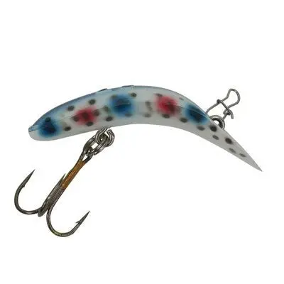 Yakima Bait Flatfish F7 Spoon – 2.25 Oz, Rainbow Colorway 1