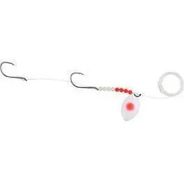 Yakima Bait Gale Force Herring Rig – Slip-Tie Design, Pearl Red Dot, Single Unit 1