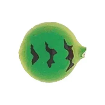 Yakima Bait Lil Corky Drift Bobber – Size 10, Lime/Chartreuse/Tiger, 100-Pack 1