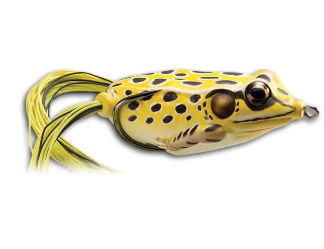 Yellow And Black Hollow Body Frog Lure 1