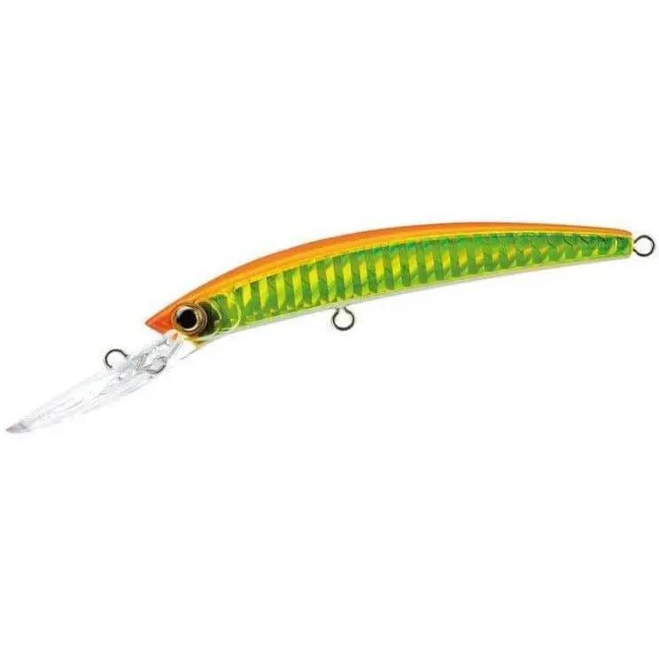 Yo-Zuri Crystal Minnow Deep Diver – 4.375", 9/16 Oz Orange Back Gold (R1135-Hobg) 1