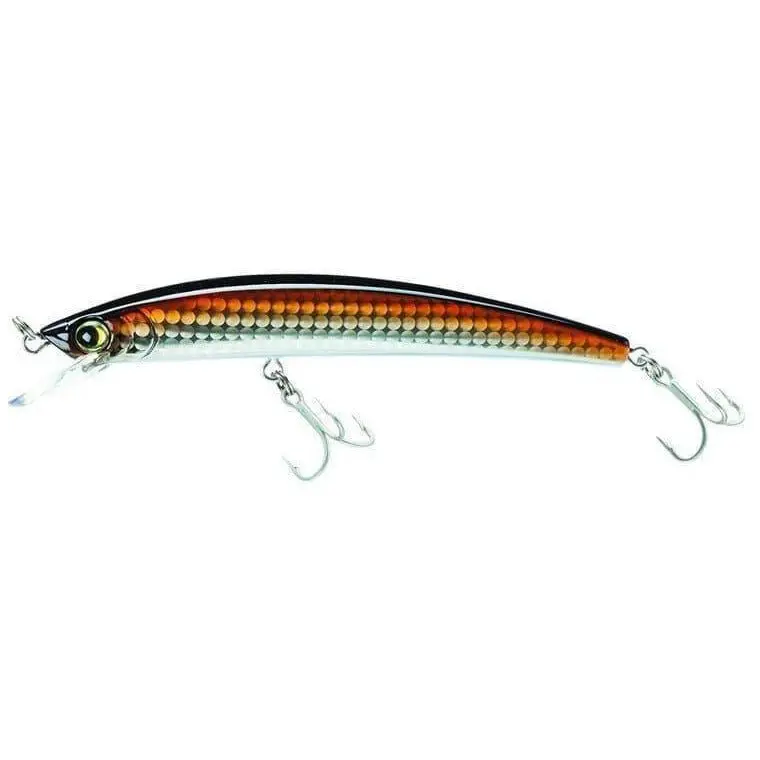 Yo-Zuri Crystal Minnow Floating Model – 2.75", 3/16 Oz Holographic Bronze Shiner (R1122-Hrsn) 1