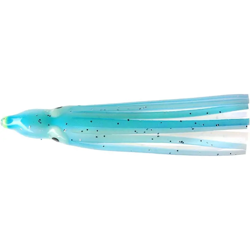 Yo-Zuri Octopus Skirt – 2.125-Inch, #2.0, Sky Blue Flake (5-Pack) 1