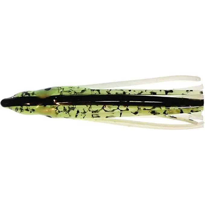 Yo-Zuri Octopus Skirt – 2.125-Inch, #2.0, Toxic Spill Flake (5-Pack) 1