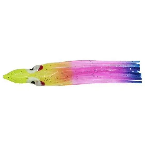 Yo-Zuri Red Eye Octopus Skirts – 4.25", Head-Hole Design (5-Pack) 2