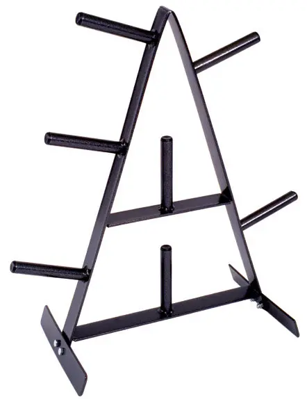York 1" Olympic Weight Plate Stand – Steel Frame Storage Solution 1