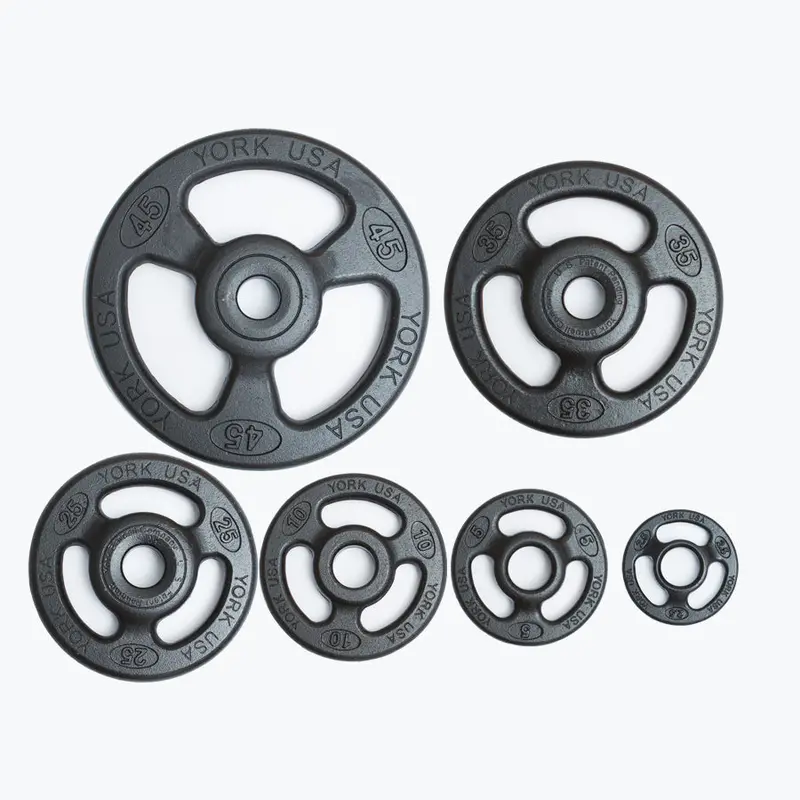 York 2-Inch Iso-Grip Olympic Steel Weight Plate 1