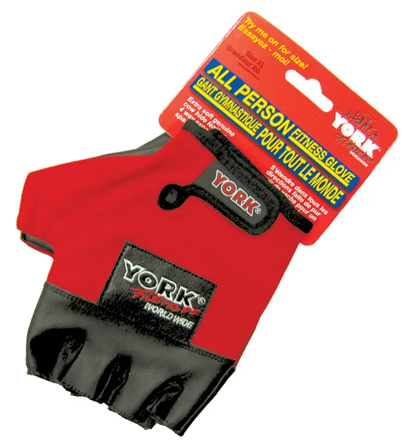 York All-Person Fitness Gloves – Universal Fit, Durable Synthetic Leather, Ventilated Design 1