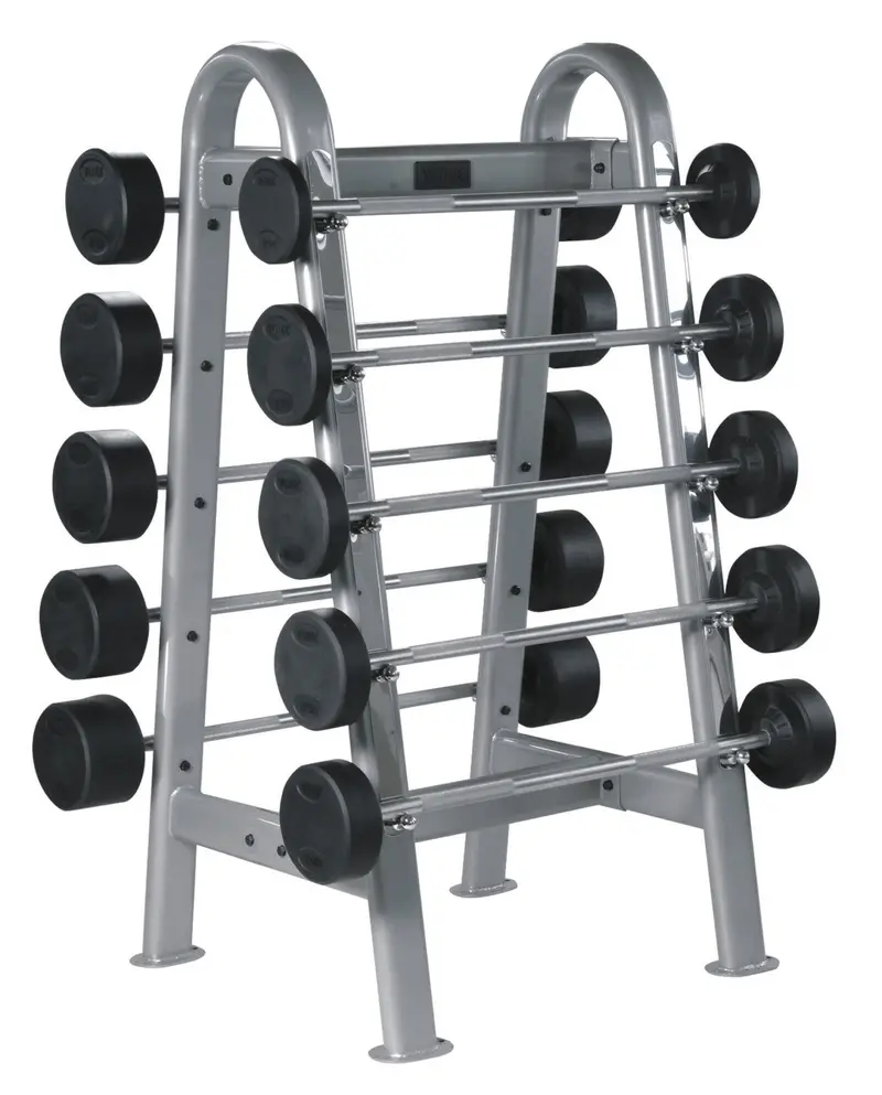 York Ets Fixed Barbell Rack For Straight And Curl Bars 1