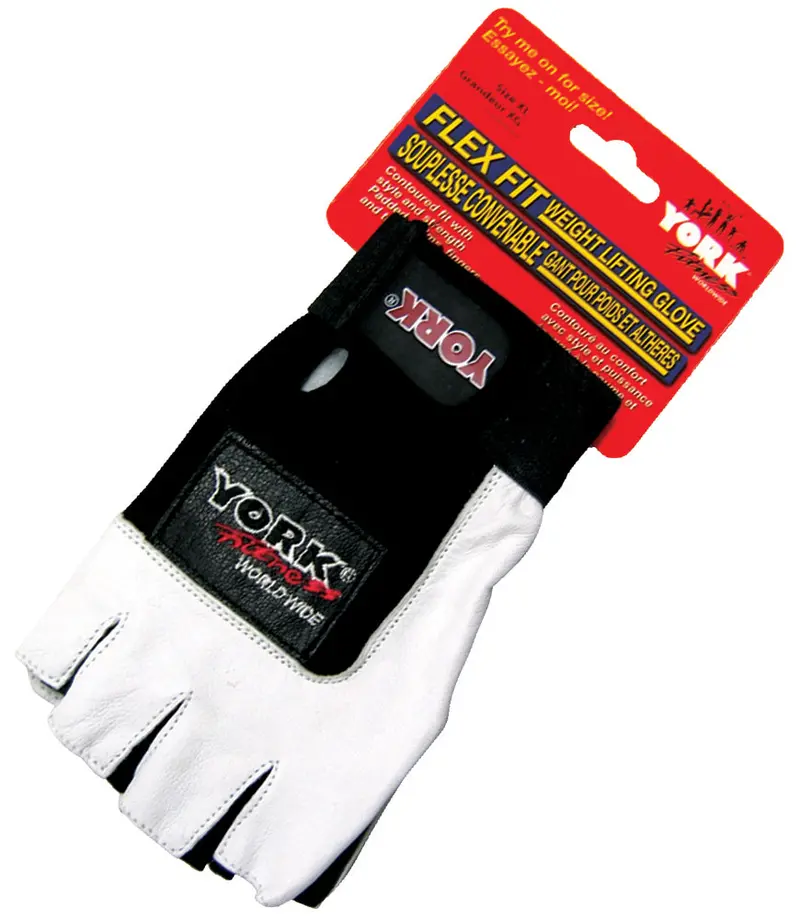 York Flex Fit Weightlifting Gloves – Stretch Fabric, Flexible Knuckle Coverage, Lightweight Support 1