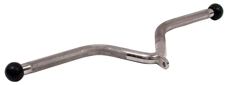 York V-Shape Chrome Grip Bar With Rubber-Tipped Ends 1