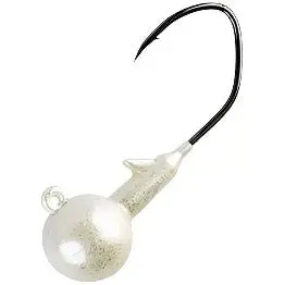 Yum Forward Facing Sonar Jig – 3/16 Oz, Pearl Finish, 3-Pack 1