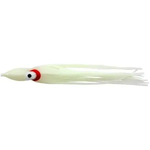 Zak Tackle Challenger Squid Lure – 4.5-Inch, Pure Glow Finish, 3-Pack 1
